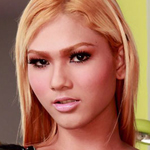 Sweet shemale shooting her load